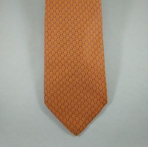 Bettini men's orange silk tie